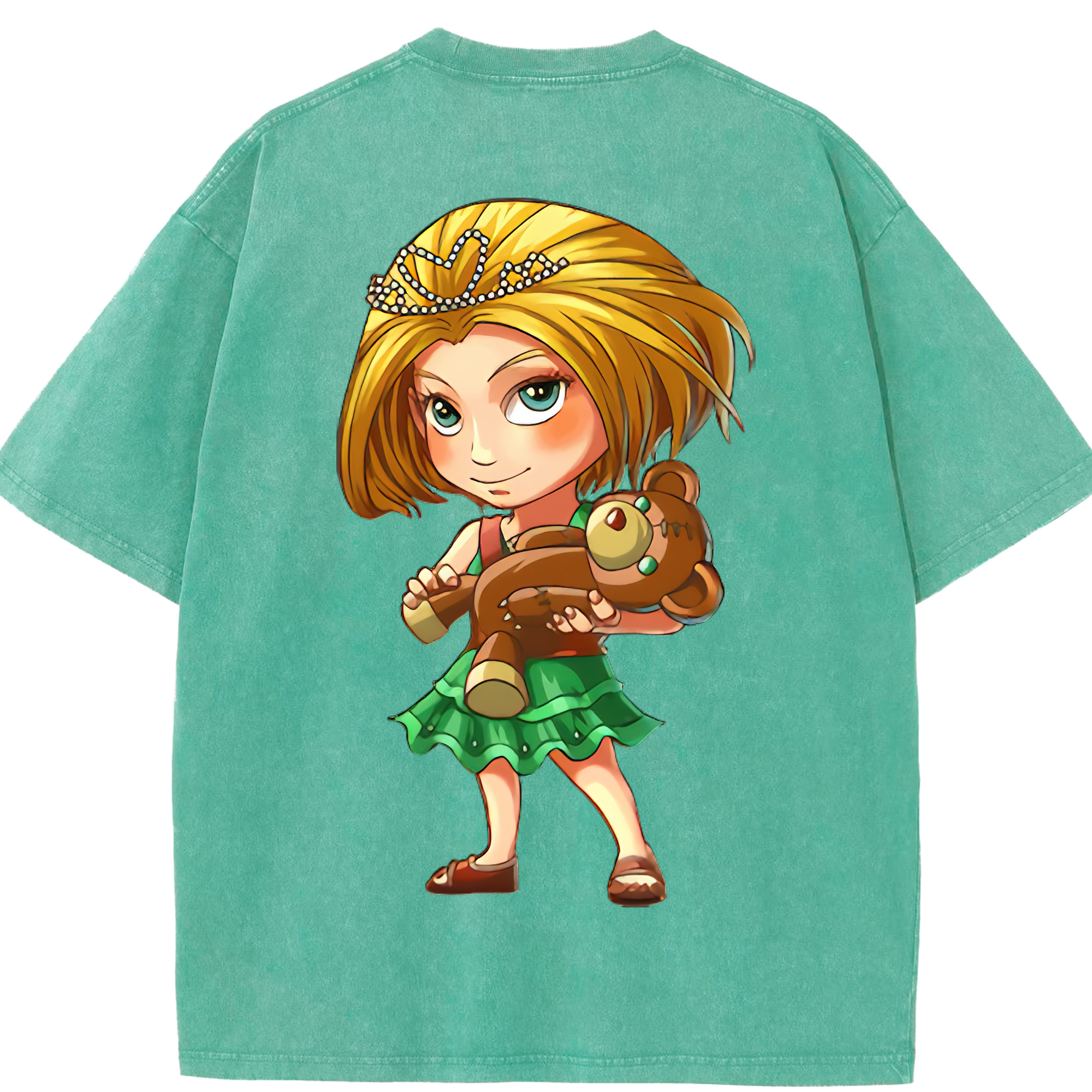 リーグ・オブ・レジェンド League of Legends LOL 綿100% ヴィンテージ風 半袖Tシャツ（背面プリント）